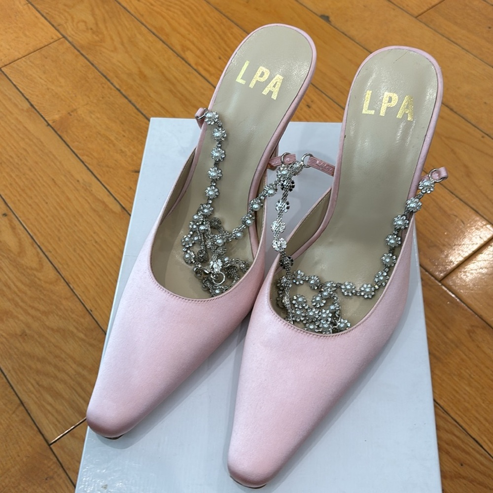 LPA Pearl Ankle Strap in Light Pink, Size: 8 - Picture 8 of 13